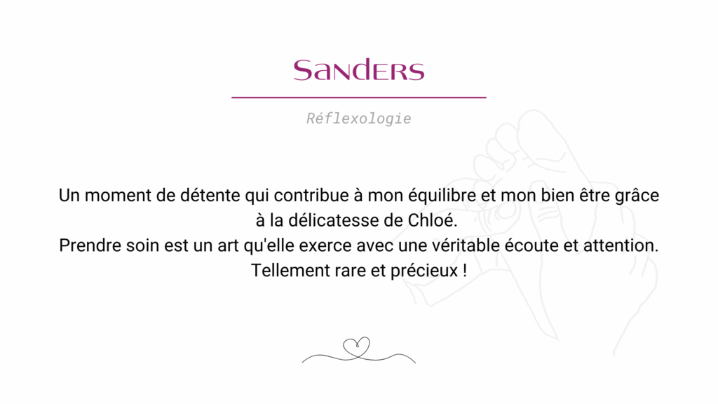 Avis client Réflexoé